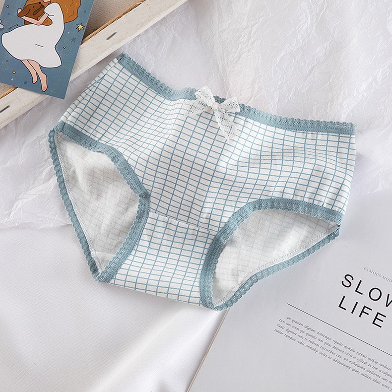 Set 5 quần lót cotton nữ sinh tình yêu trong sáng_NuciFera