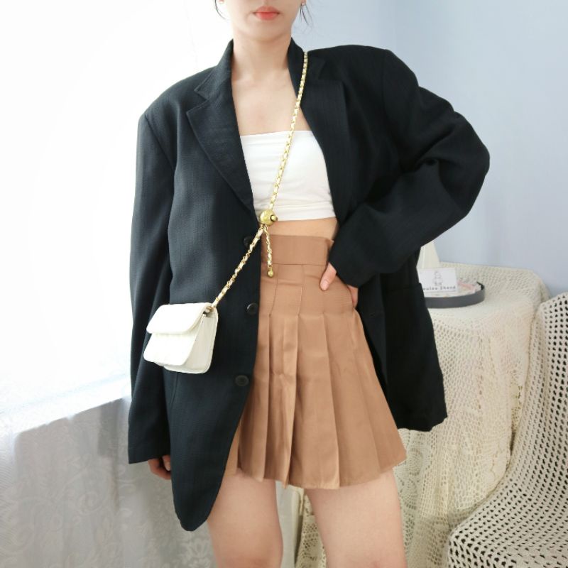 BLAZER MENSWEAR xanh đen sọc