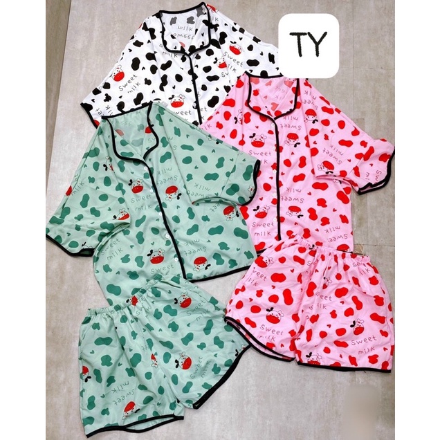 set bò hồng + đen
