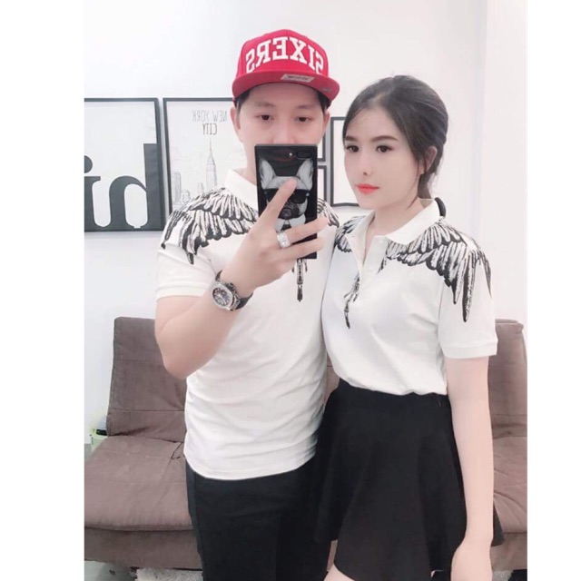 ÁO THUN CỔ TRỤ THUN COTTON( 2 Màu đen trắng)