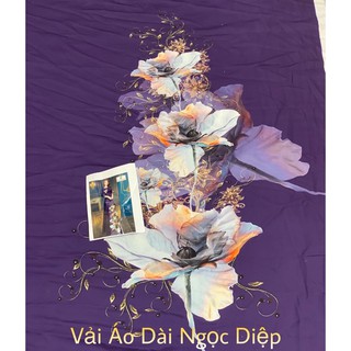 Vải Áo Dài Tằm Ý/ Lụa Nhật Hoa Đẹp