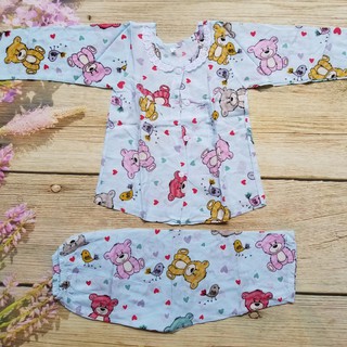 ĐỒ BỘ TOLE TAY DÀI BÉ GÁI SIZE 3 (7kg-8kg)