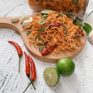 🍋🍋KHÔ GÀ LÁ CHANH 250g😍😍😍