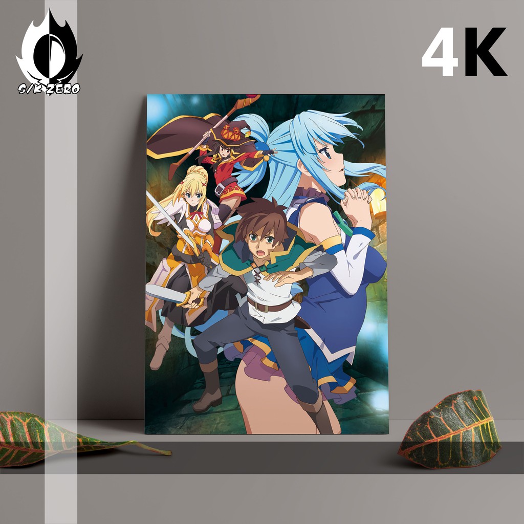 Poster Anime A3 Konosuba (4K)