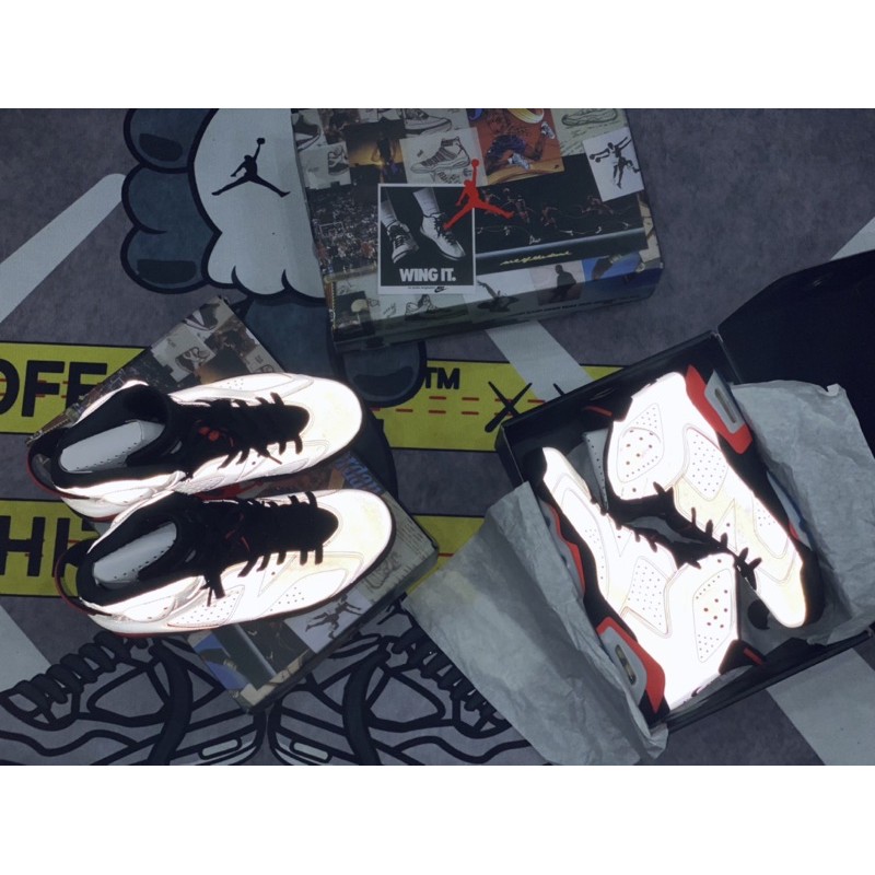 [AGsneaker] Giày thể thao cổ cao JD6 chân bè fit lên 1 size giày phản quang... | BigBuy360 - bigbuy360.vn