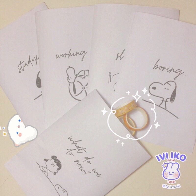 IVI IKO | Túi giấy mini đựng quà Snoopy