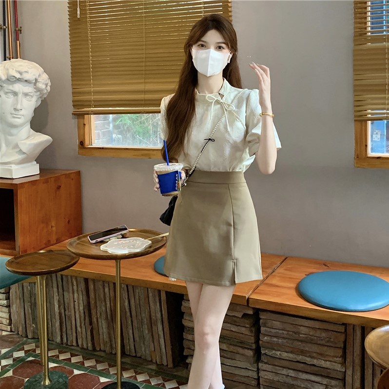 Set đồ nữ phong cách dễ thương nhẹ nhàng LEEVA SHOP L304