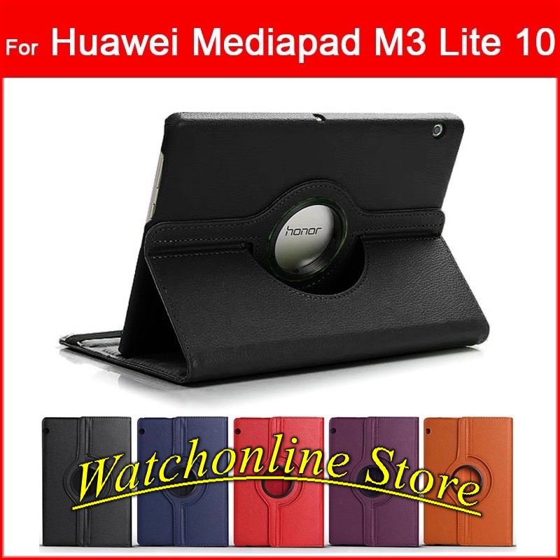 Bao da xoay 360 độ Huawei Mediapad M3 Lite 10 / M3 Lite 10.1 inch  BAH-W09 BAH-AL00 BAH-L09