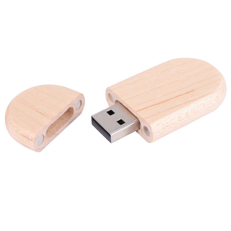 Wood USB 2.0 High Speed 'Unita' Flash Memory Stick (4GB)