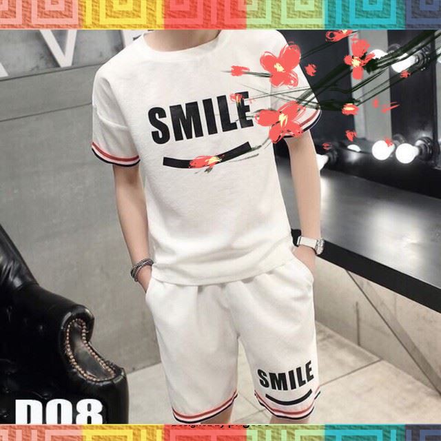 Set Quần Áo Thể Thao Smile Phong Cách