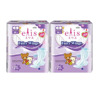 Combo 2 Gói Băng vệ sinh Elis Fairy Wings 30cm 12 miếng