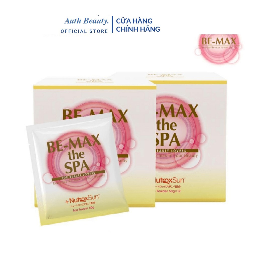 Tắm trắng BEMAX Spa hộp 12 gói có tách lẻ 6 gói