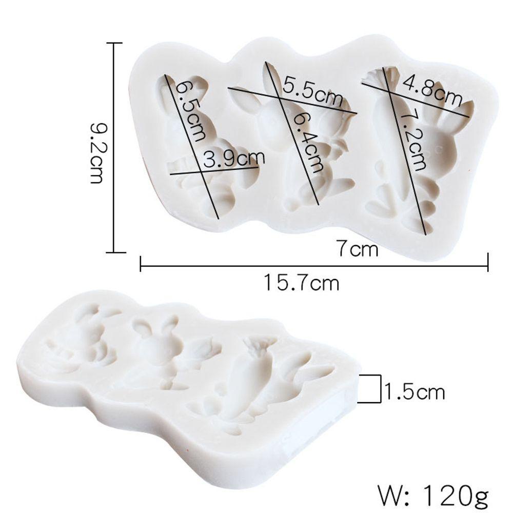 Khuôn Silicone Làm Bánh Hình Thỏ Con