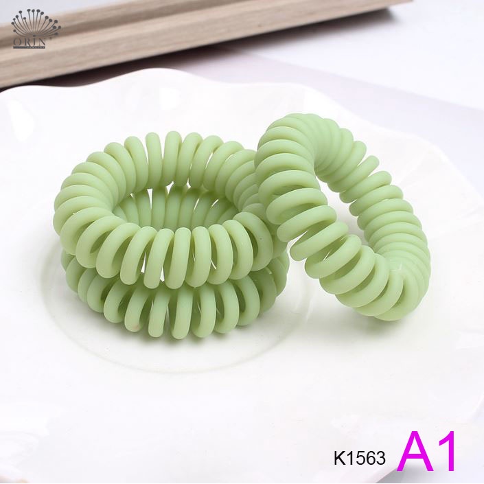 Dây cột tóc, buộc tóc lò xo nhiều màu thời trang thanh lịch Orin K1563
