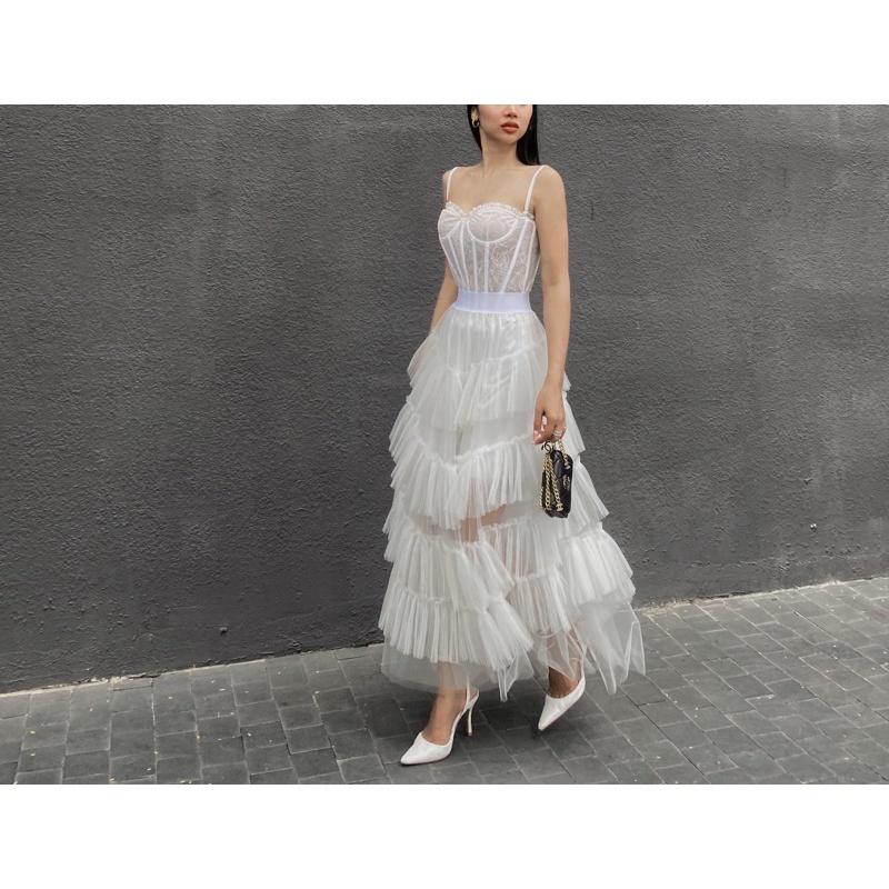 Áo Corset Ren Jolie Skirt - Chân Vây Jolie