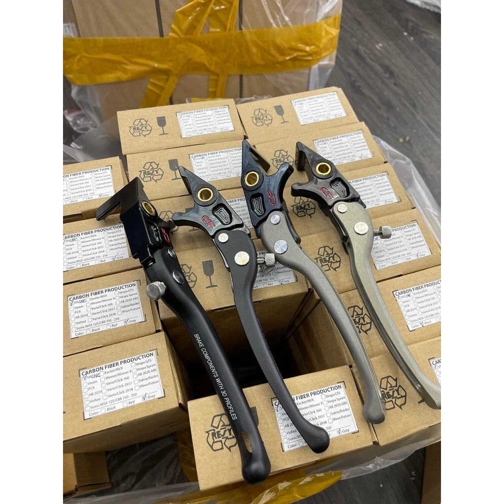 Cặp tay thắng CRG 022 CNC cao cấp cho SH chống va đập