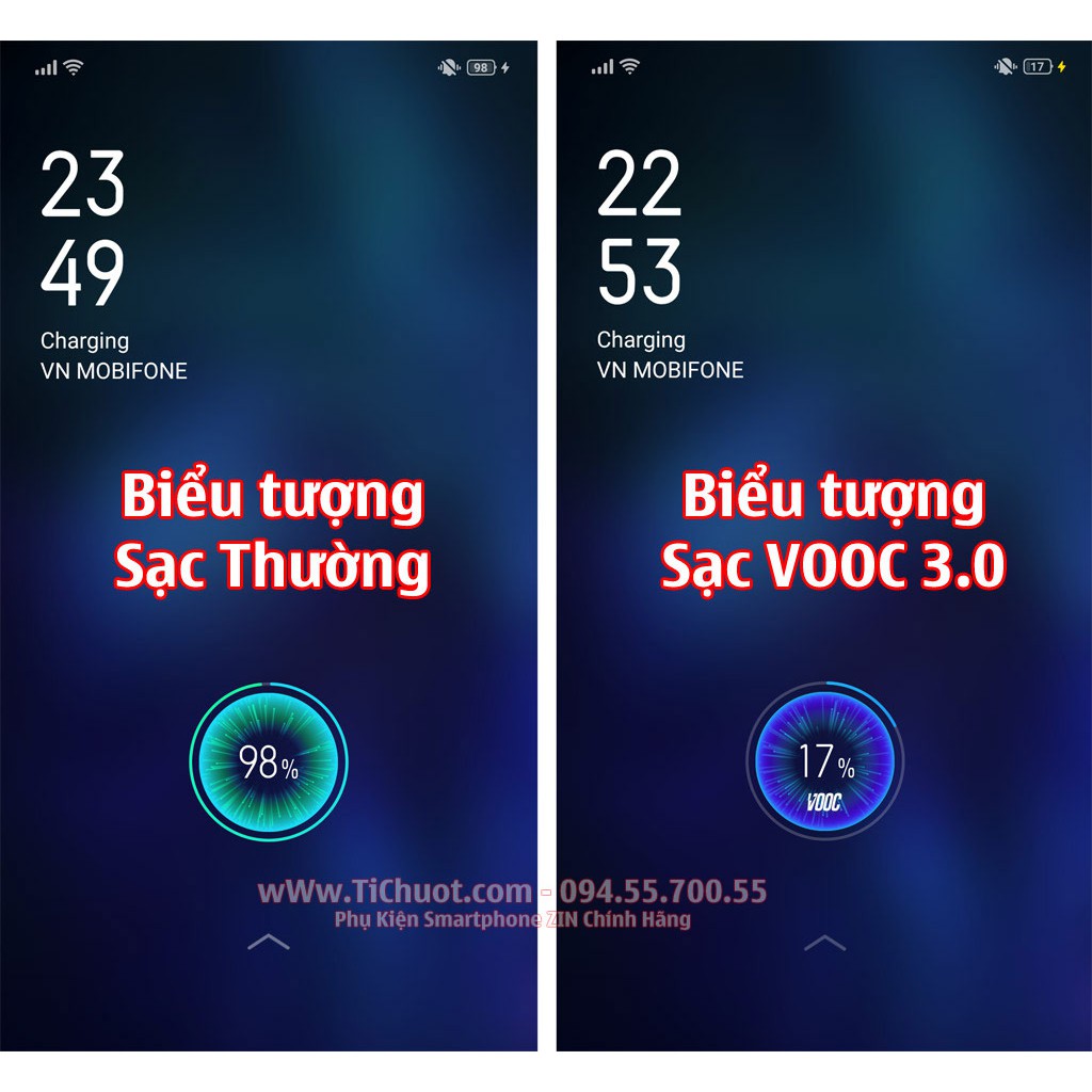 [Chính Hãng][Ảnh Thật] Củ Sạc Nhanh VOOC 3.0 VC54 OPPO A91/ F11/ Reno... ZIN Máy