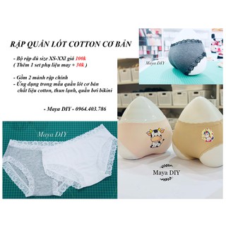 CB09 - RẬP QUẦN LÓT COTTON CƠ BẢN