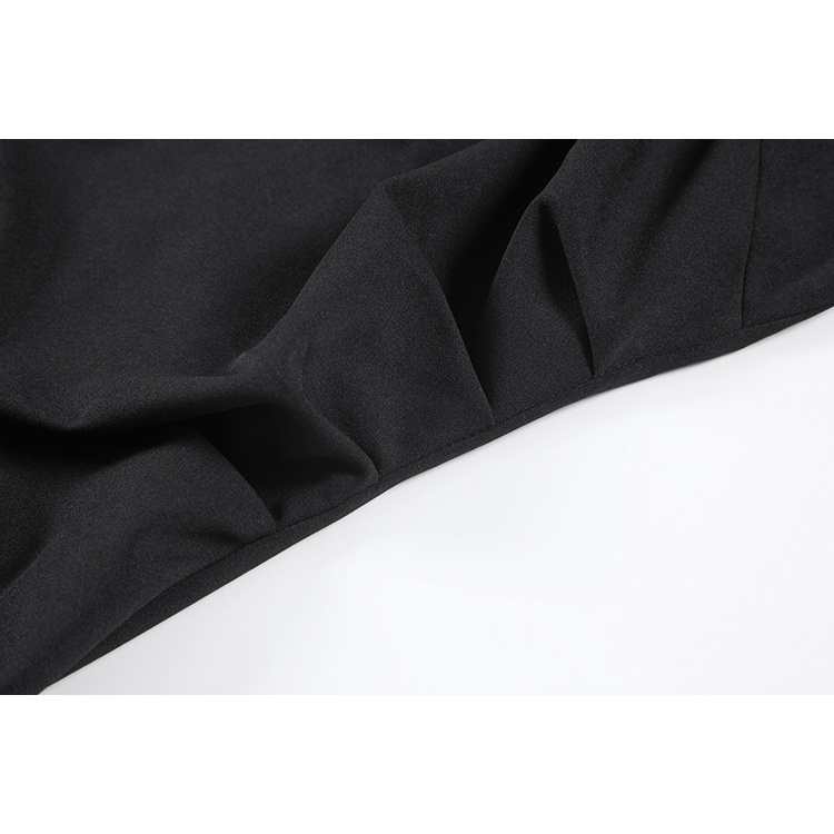 DUNEA Đầm Hai Dây Màu Đen Thiết Kế Độc Đáo Thời Trang Mùa Hè