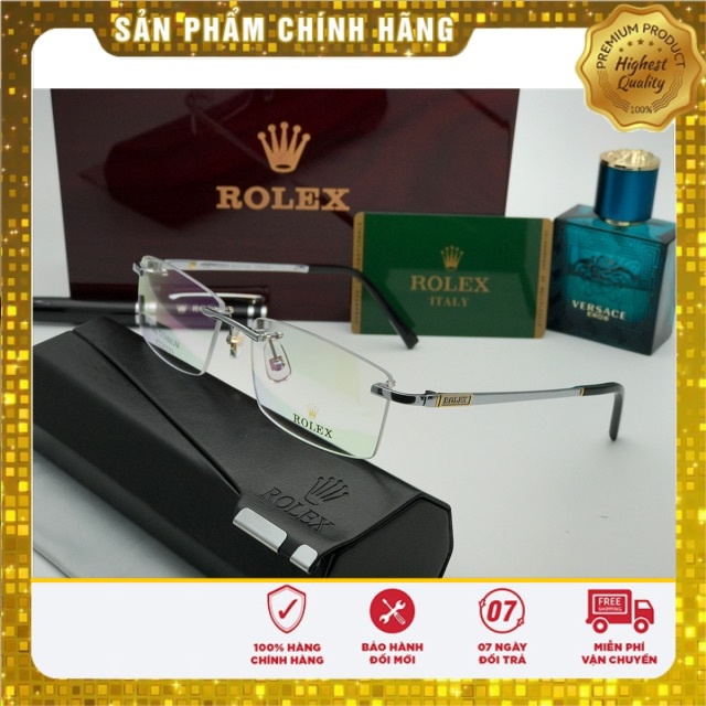GỌNG KÍNH CAO CẤP ROLEX TITANIUM MẠ VÀNG 18K