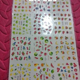 Hình dán sticker 3d noel thần tài, tết 2019 trang trí móng nail bảng to nhiều mẫu hoa hình đẹp xinh.