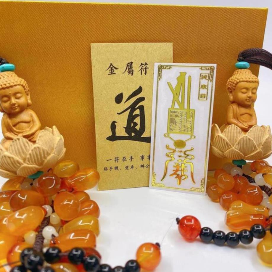 [SHOPEE TRỢ GIÁ] Miếng dán sức khỏe linh phù tài lộc để ví, ốp dán điện thoại máy tính bảng