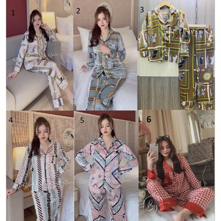 Đồ Bộ Pijama Tay Dài Lụa (Phần 1)