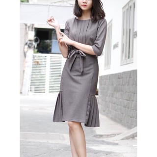 Đầm CK xếp ly kiểu D645