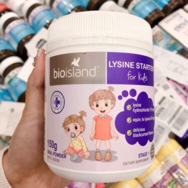 LYSINE BIOISLAND TĂNG CHIỀU CAO, GIÚP KÍCH THÍCH ĂN UỐNG CHO BÉ