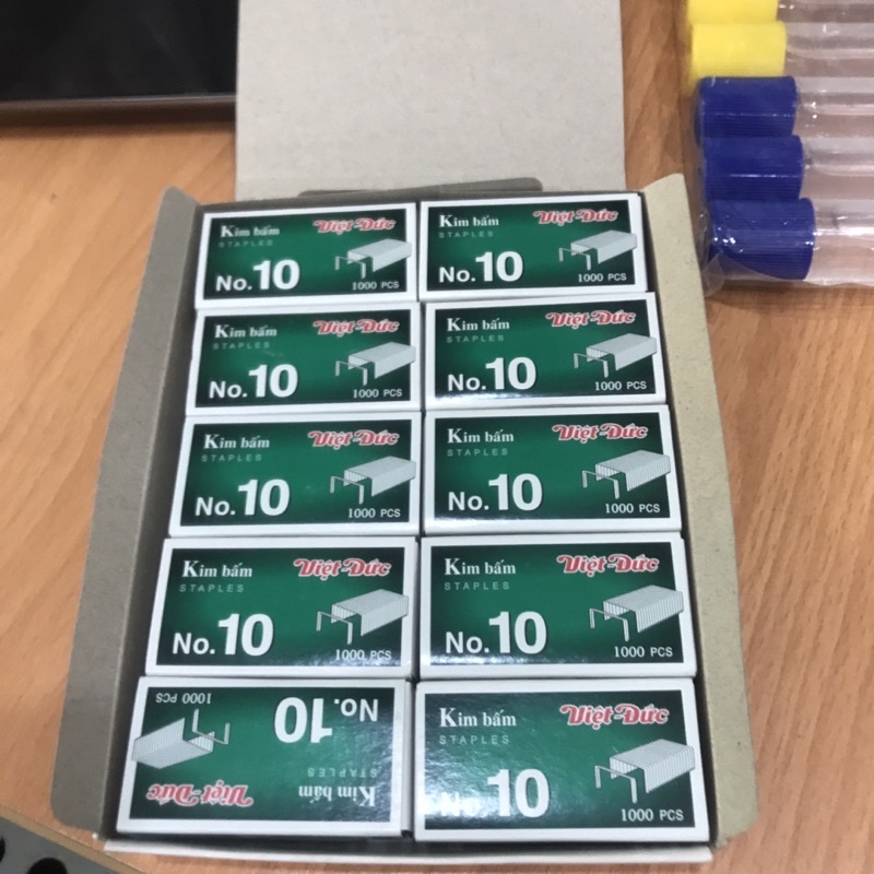 Hộp Kim Bấm Giấy Số 10 Việt Đức
