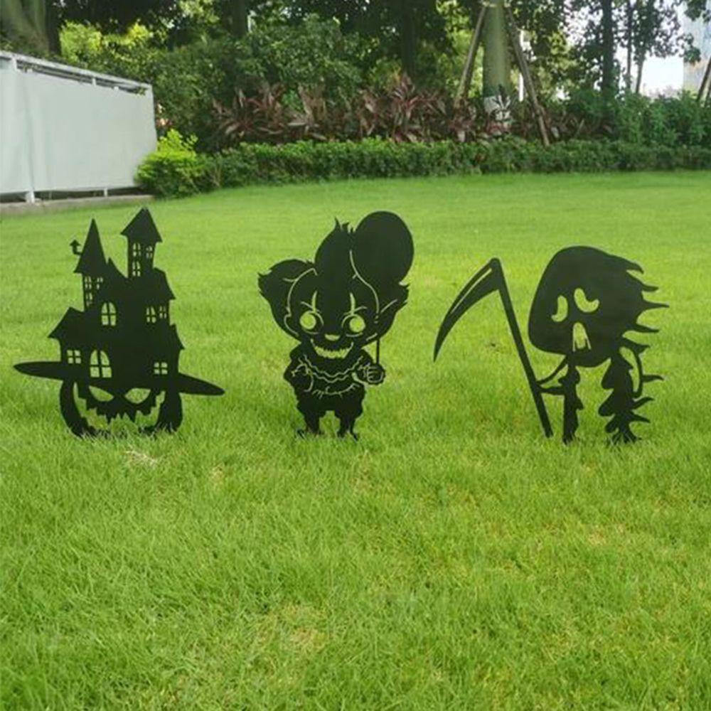 YNATURAL Phụ Kiện Trang Trí Tiệc Màu Đen Bằng Silicon Chủ Đề Đáng Sợ