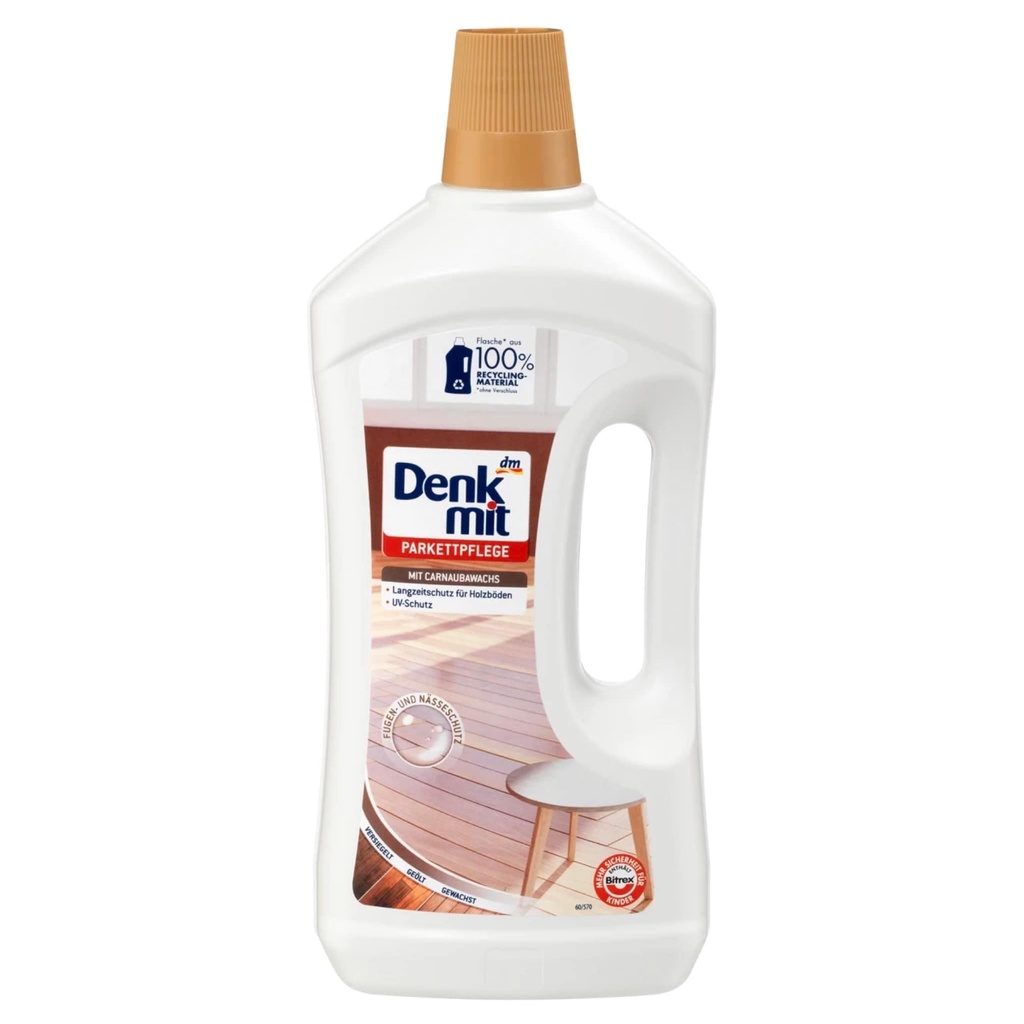 Nước Lau Sàn Gỗ Cao Cấp Chuyên Dụng Denkmit 1L - Hàng Đức Chính Hãng