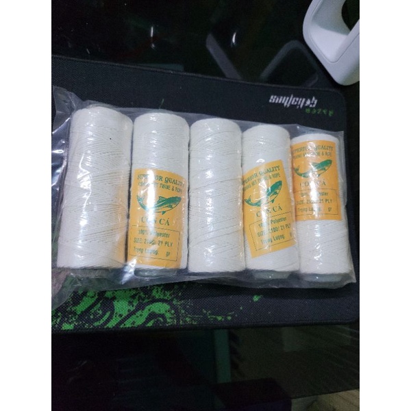 Chỉ xây, dây nhợ xây dựng, thả diều, câu cá hiệu con cá loại 500g, 200g, 100g