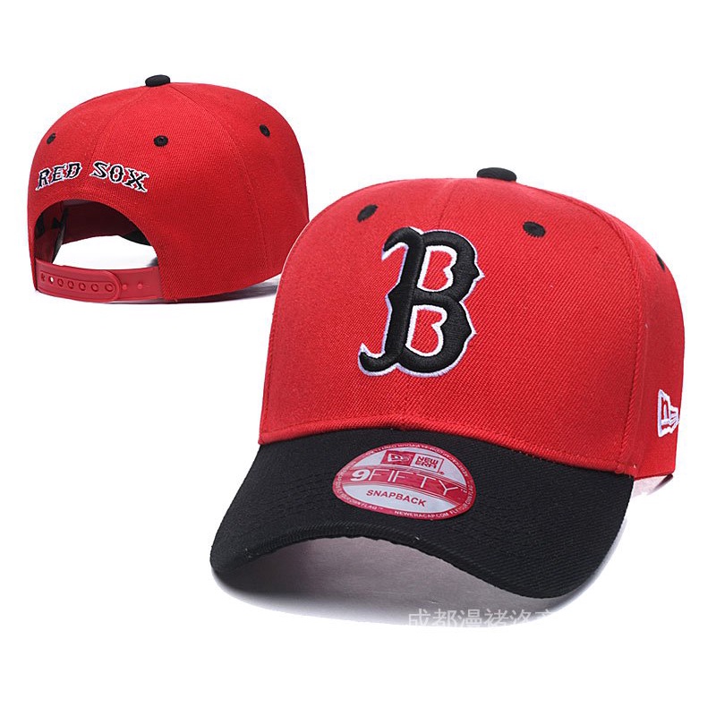 Mlb Mũ Lưỡi Trai Phong Cách Hip Hop Cổ Điển Có Thể Điều Chỉnh In Logo Boston
