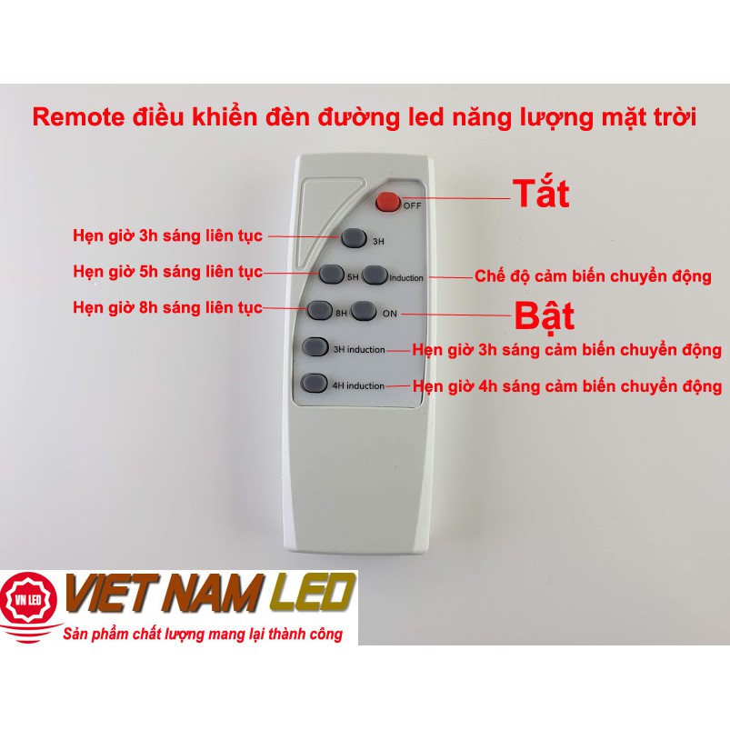 Đèn đường led năng lượng mặt trời 60W