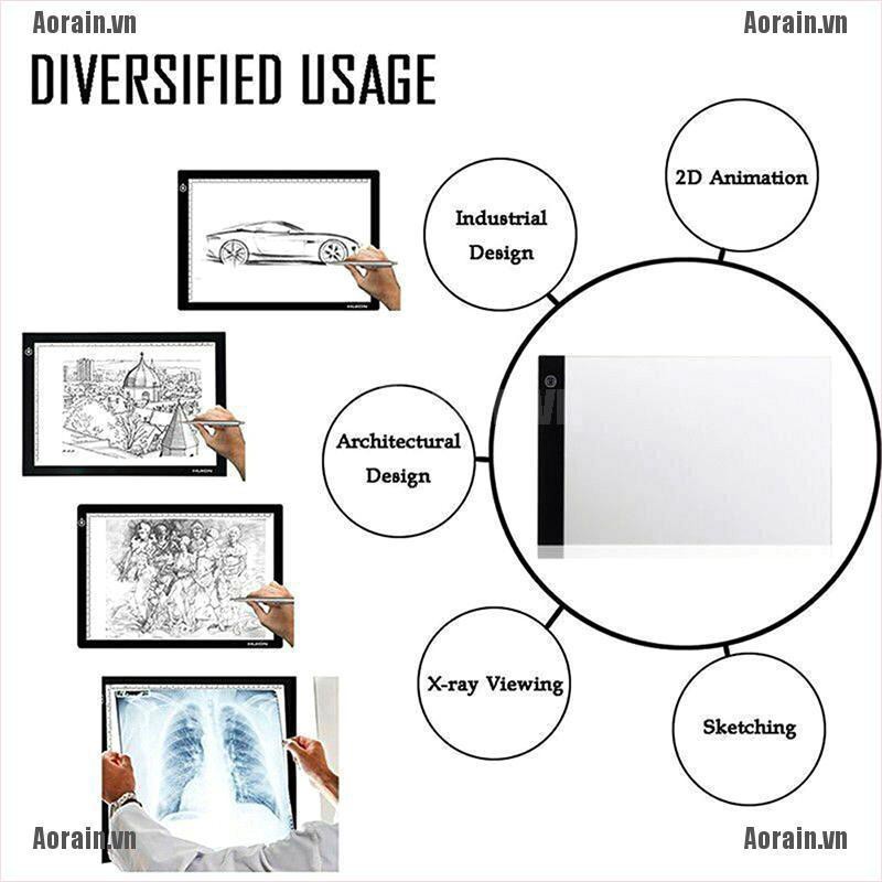 Bảng Vẽ Đèn LED Khổ A4 Nghệ Thuật
