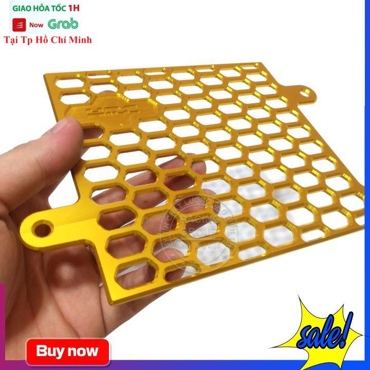 Che Két Nước Xe Máy Vario Nhôm CNC Màu Vàng Chắc Chắn