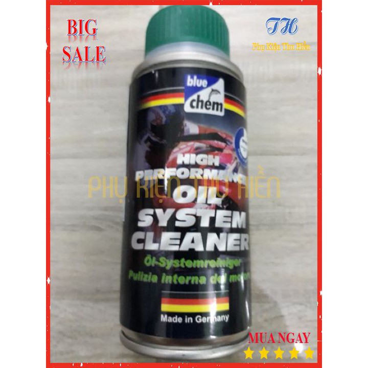 Chai Tẩy Cặn Động Cơ Xe Oil System Cleaner (Nắp Xanh)