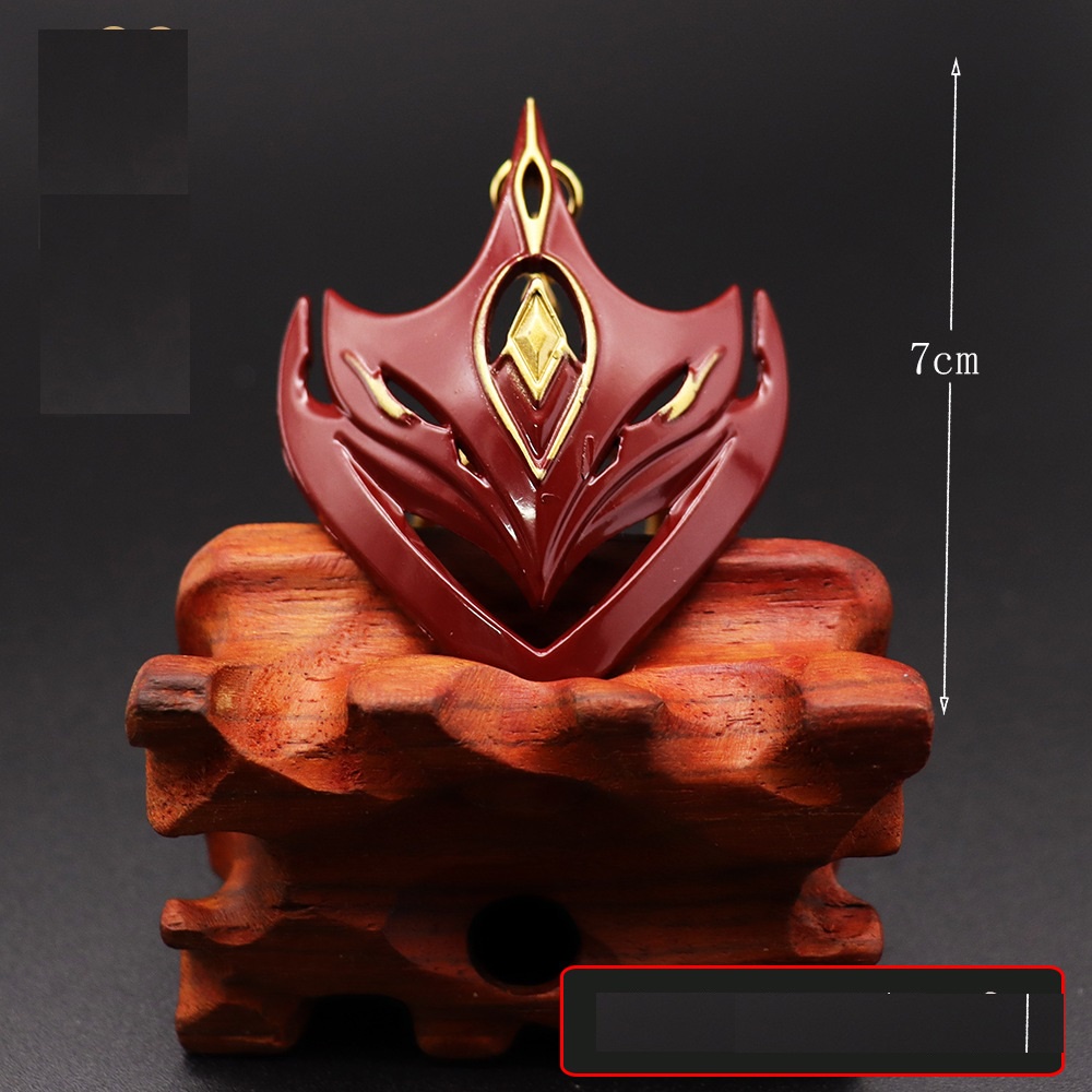Mô hình móc khóa Mặt Nạ Childe Tartaglia Game Genshin Impact