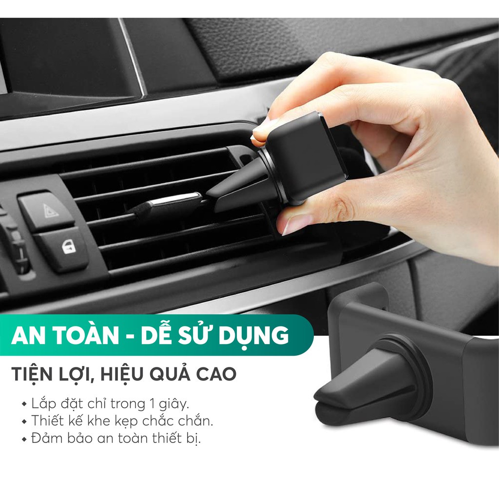 Kẹp điện thoại cài khe gió điều hòa cao cấp UGREEN LP120