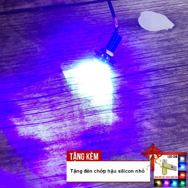 Bộ 02 đèn LED xi nhan cúc áo mẫu mới A221-TK32 - Tặng kèm đèn chớp hậu silicon loại nhỏ