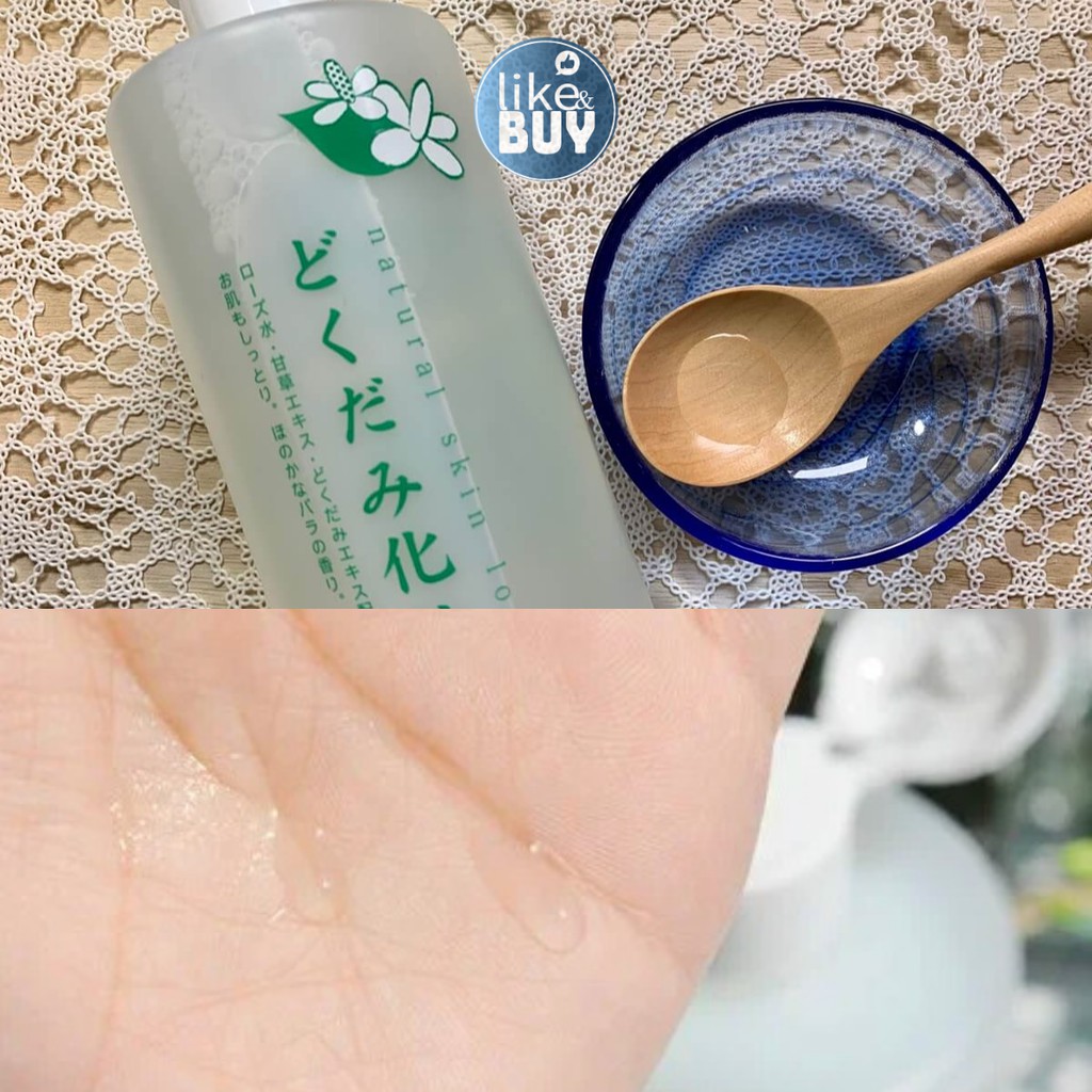 TONER RAU DIẾP CÁ SẠCH KHUẨN, NGỪA MỤN, SE KHÍT CHÂN LÔNG, THANH LỌC THẢI ĐỘC DA DOKUDAMI NATURAL SKIN LOTION - NHẬT BẢN | BigBuy360 - bigbuy360.vn