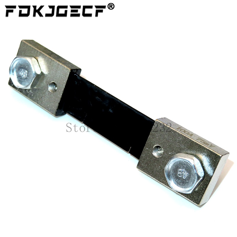 Vôn Kế Điện Tử Mini 0.28 "DC 0-100V 100A Với Màn Hình LED Đôi 100A 75mV