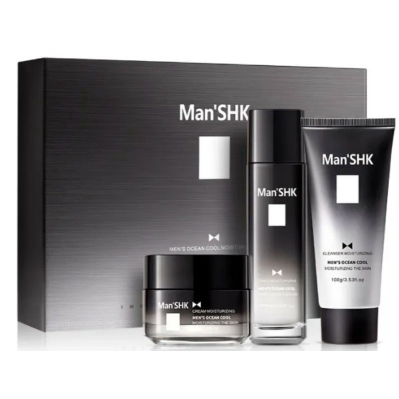 Bộ dưỡng ẩm mát lạnh dành cho nam giới bộ 3 món Fuquan Man