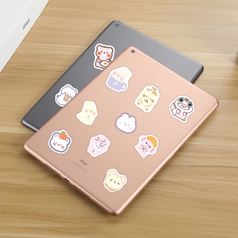 Sticker cute dán điện thoại, hình dán laptop chống nước, mũ bảo hiểm, vali sét 100 miếng