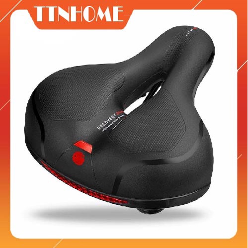 Yên xe đạp thể thao siêu êm mềm mại thoáng khí tích hợp phản quang, bọc yên xe đạp thể thao silicon Gel êm mông