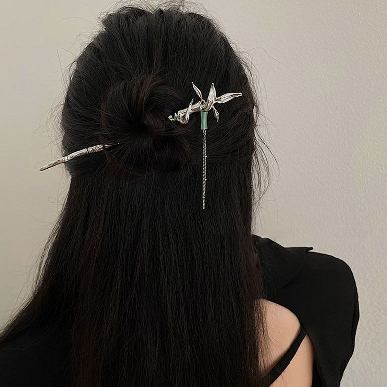 Trâm Cài Tóc Bằng Tre Phong Cách Trung Hoa Cổ Điển Mới