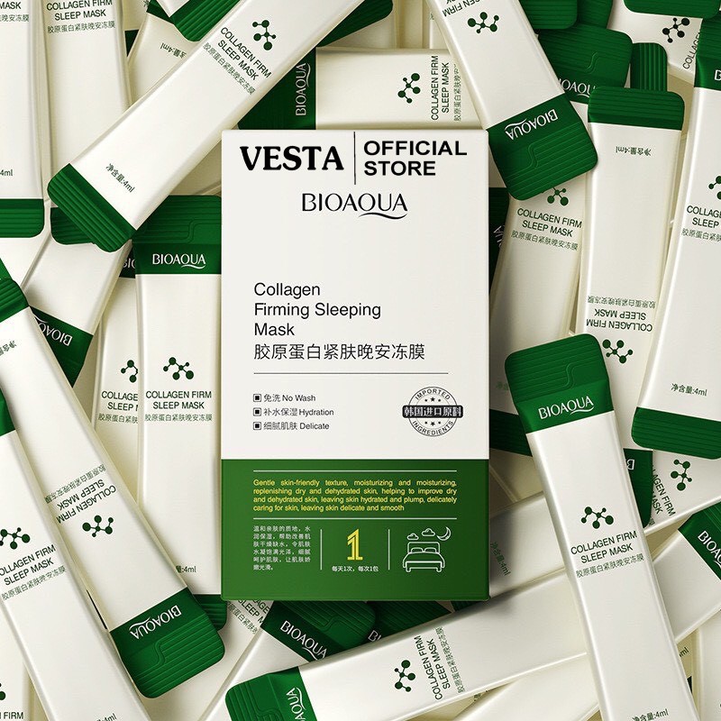 Mặt Nạ Ngủ 1 Gói Lẻ 💕𝑭𝒓𝒆𝒆𝒔𝒉𝒊𝒑💕 Mask Ngủ Dạng Thạch Collagen Bioaqua | BigBuy360 - bigbuy360.vn