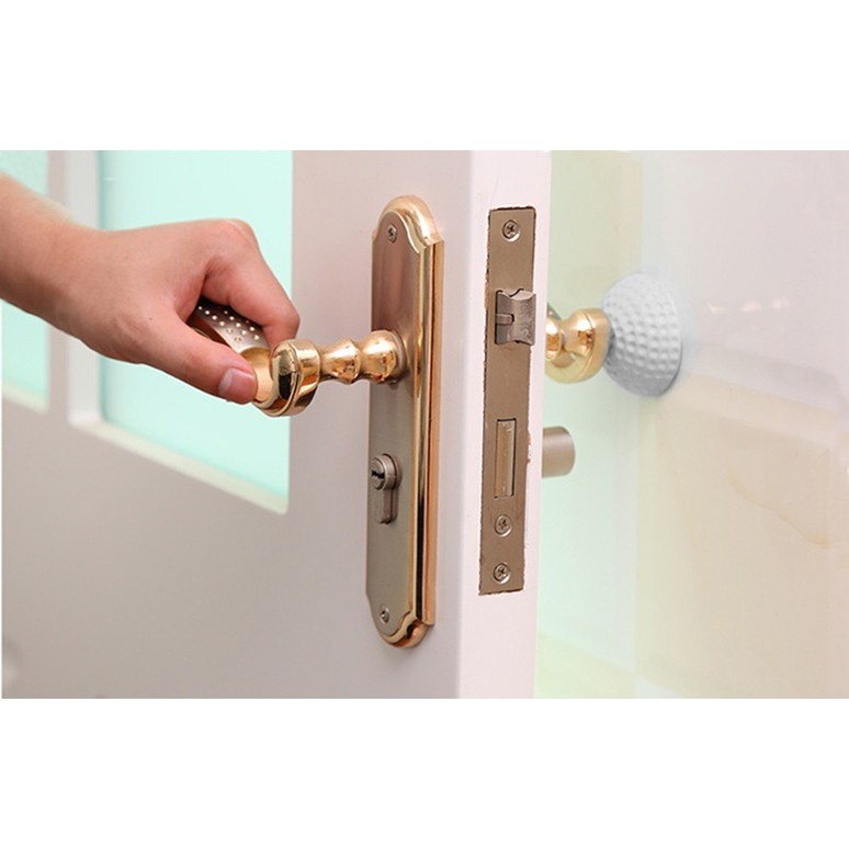 Núm Đệm Silicon  Chống Va Đập Bảo Vệ Tường Và Tay Nắm Cửa - Miếng Chặn Cửa