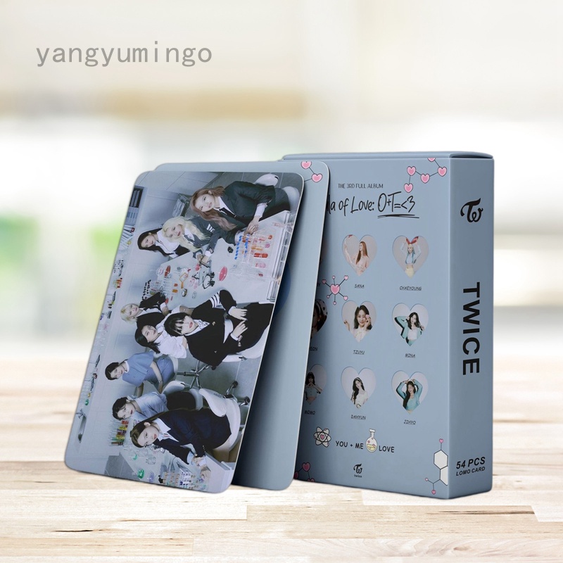 Set 54 thẻ ảnh lomo sưu tập HD hình nhóm nhạc KPOP TWICE THE Album Formula of LoveO+T=3